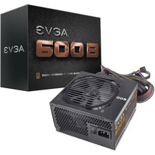 EVGA 600B 600W 80 Bronze Power Supply 100-B1-0600