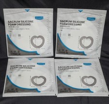 Sacrum Silicone Foam Dressing With Border Dimora Wound Care 4 Pcs Exp 12/15/26