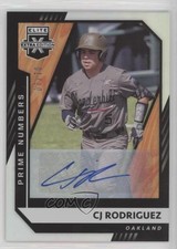 2021 Elite Extra Edition Prime Numbers B Signatures 7/70 CJ Rodriguez Auto 0w3