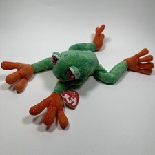 Ty Beanie Baby Panama the Tree Frog Date of Birth 8-25-2001