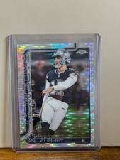 Brandon Aubrey [Pulsar Refractor] #81 (2025 Topps Chrome) 