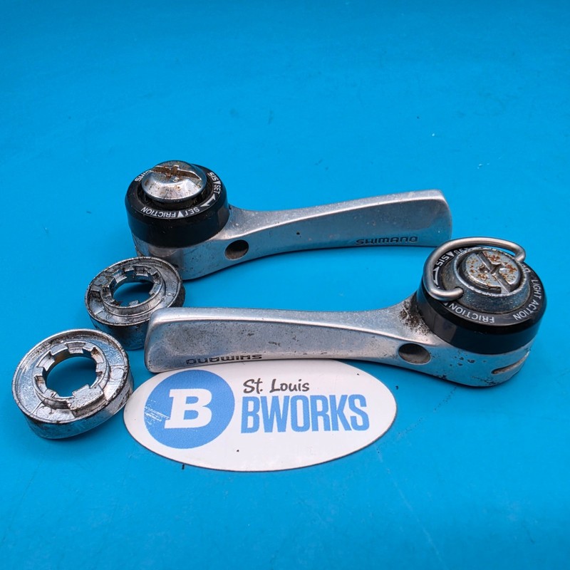 Shimano EXAGE Downtube Shifter Set 6 Speed SIS Shifters   f22