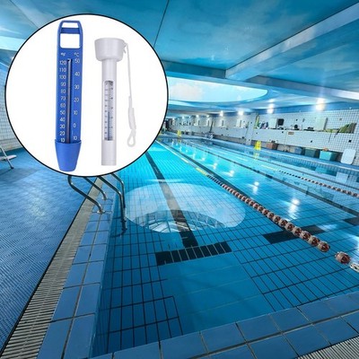 Blau-weiß Pool Thermometer Set zur genauen Überwachung der Wassertemperatur