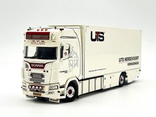 Scania S highline CS20H riged box truck "UTS Hersevoort" WSI truck models 1:50