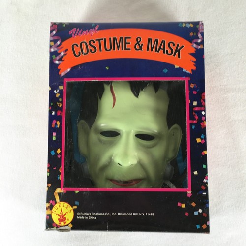 Vtg 1993 Rubie's Frankenstein Halloween Costume Complete w/Mask Child M