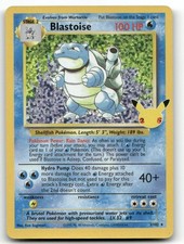 1995 blastoise pokemon card 25th anniversary Blastoise - Celebrations: Classic Collection - Pokemon