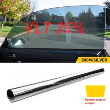 10ft Vlt 35 Uncut Roll 20x10ft Window Tint Film Silver Car Glass Office Usa