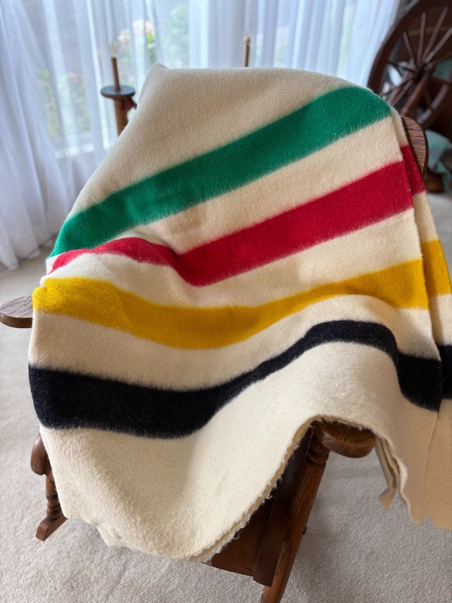 Hudson's Bay Vintage Wool Blanket | eBay