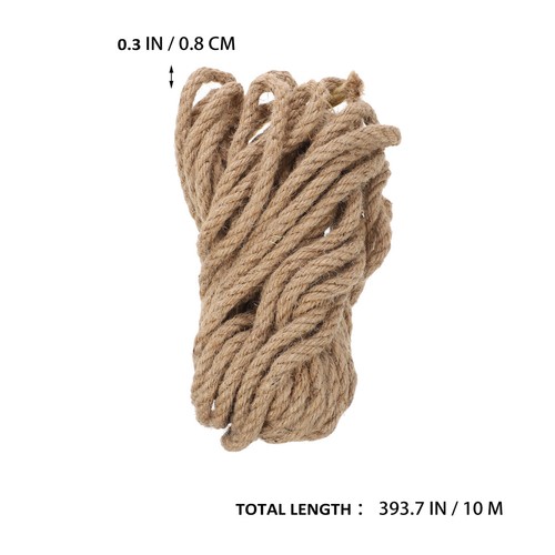 Exploier Rope 1 Pack Thick Yellow Rope for Crafts Durable Jute Twine Decoration | eBay