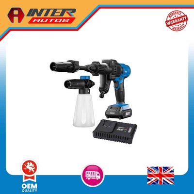 #ad Draper D20 20V Cordless Pressure Washer Kit 1 x 2.0Ah Battery 1 x Fast Charger GBP 128.13