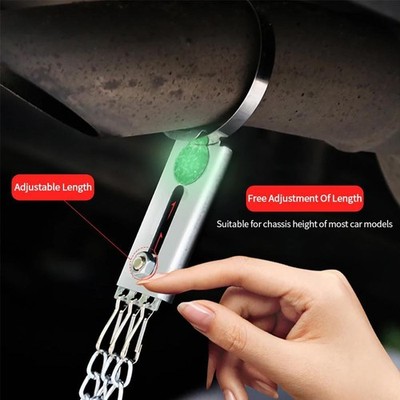 1x Car Static Eliminator Car Ground Strap Ground Anti-Static Silver E, S3Z4
