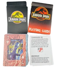 Jurassic Park Playing Cards, 1993 The U.S. Playing Card Company, Complete Set