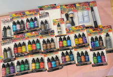 24 pc set Tim Holtz Ranger Adirondack Alcohol Ink 51 bottles diff inks + 6 acces