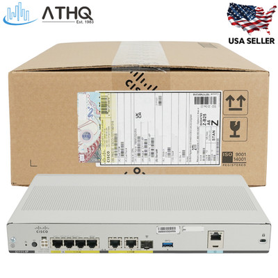 Cisco C1111-4P ISR 1100 4-Port Gigabit Router Dual GE WAN SFP SD-WAN IPsec VPN