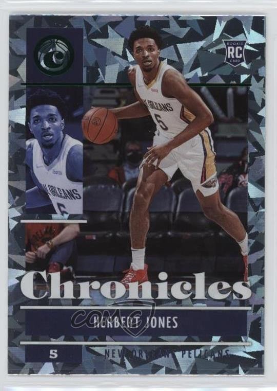 2021-22 Panini Chronicles Green Ice Herbert Jones #35 Rookie RC 04qn