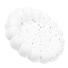 Schmuckschale Blumenform Schmucktablett Gips Dekoschale Schreibtisch Ablage