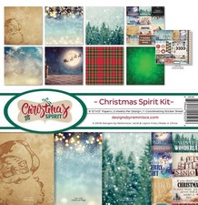 Reminisce REMBC Christmas Spirit Scrapbook Collection Kit, Multicolor 12-x-...