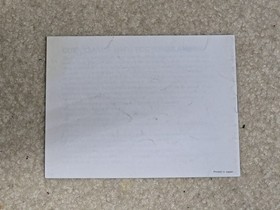 ORIGINAL Nintendo NES THE LAST STARFIGHTER Instruction Booklet Manual Book only