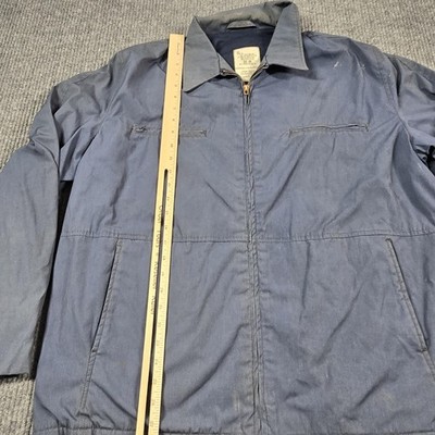 Vintage So-Sew US Navy Utility Deck Jacket Mens 48L Dark Blue