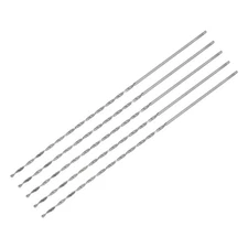 5pcs 1mm Mini Twist Drill Bits High-Speed Steel Extra Long Drill Bit 80mm