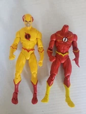 PROFESSOR ZOOM REVERSE YELLOW FLASH DC UNIVERSE 6" & HEADLESS  FLASH FIGURES R35