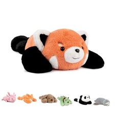 20"  3.3 Pound Weighted Stuffed Animals Plush Toy, Small Medium Red Panda