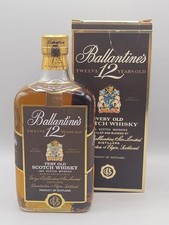Ballantine's 12 Twelve Years Very Old Scotch Whisky 75cl 750cc + scatola vintage
