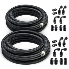 AN6 AN8 PTFE Fuel Line Hose Kit 10FT 2 Kits