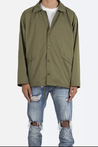 COACH MNML Giacca Allenatori Tutti i Giorni Uomo Oliva Taglia XL