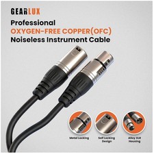 Professional XLR Microphone Cables 3 Pack