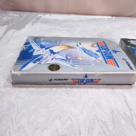 Top Gun 1 + 2 The Second Mission Set NES Carrito Funda Manual Completo en Caja CIB