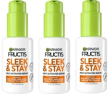 Garnier Fructis Sleek and Shine Sleek Stay Hair Serum Dry Hair Alpha Silane Lot