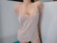 Vintage Camisole Cami Olga Tan SZ Med Made in USA