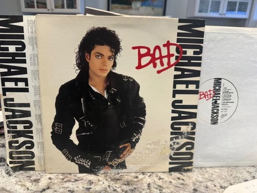 MICHAEL JACKSON - BAD - VG++/NM- VINYL LP 1ST EDITION 1987 PLAYS GREAT LOW$ $