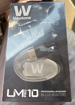 Westone UM Pro 10 In-Ear Balanced Armature Headphones - MMCX Cable - New Sealed