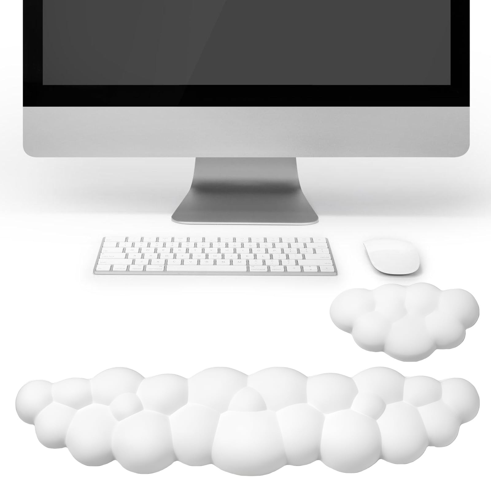Repose-poignet clavier et souris Wolke en cuir synthétique antidérapant