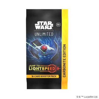 Star Wars: Unlimited Jump to Lightspeed Set 4 Carbonite Collector Booster Pack