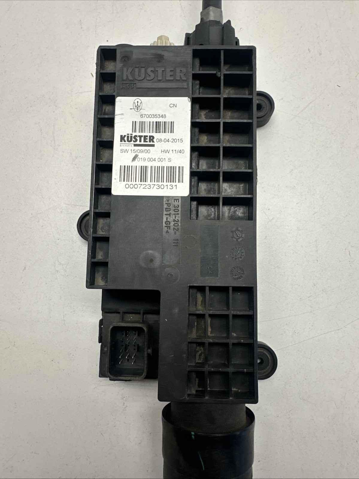 2014 Maserati GHIBLI Emergency Parking Brake Actuator Oem 670035348