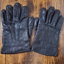 Thinsulate gloves 40 gram Leather Gloves Size Medium Black