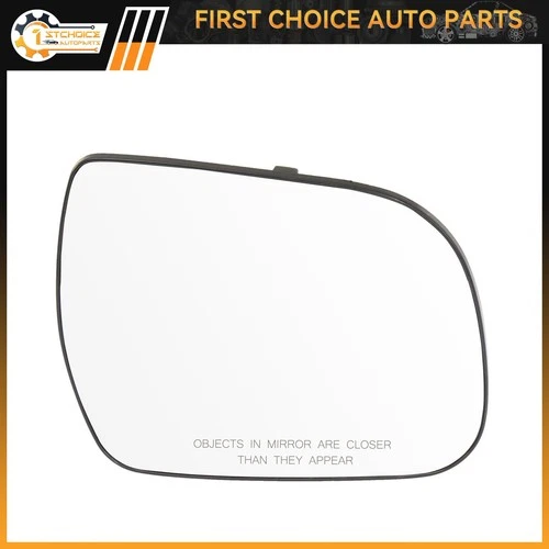 Passenger Side Mirror Glass Fits 2011-2014 TOYOTA SIENNA Chrome Heated Convex