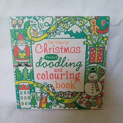 The Usborne Christmas Pocket doodling and colouring book 