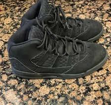 Youth Jordan Max Aura Triple Black Basketball Shoes AQ9216-001 Size 2Y
