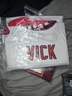 Michael Vick Signed NFL White Jersey Falcons (Beckett)