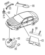 Genuine Mopar Alarm Siren 4692034AB