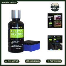 30ml Professional Black Plastic Restorer for Cars, SUVs, RVs Lasting Results