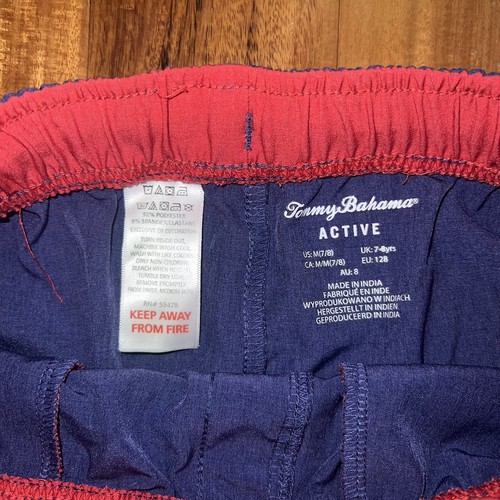 Tommy Bahama Youth Kids Boys Active Shorts Blue sz medium (7/8) - Picture 3 of 6