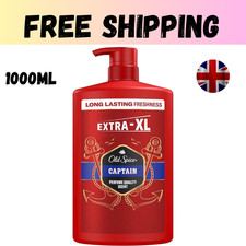 Old Spice Captain Men’S Shower Gel & Shampoo 1000Ml 7.59 per litre