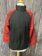 Air Jordan Full Zip Jacket Red and Black Boys Youth L