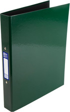 Elba Premium A4 Ring Binder, Dark Green Single Folder, 25Mm Capacity