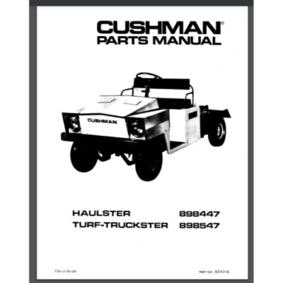 Manuals &amp; Books - Cushman Parts Manual